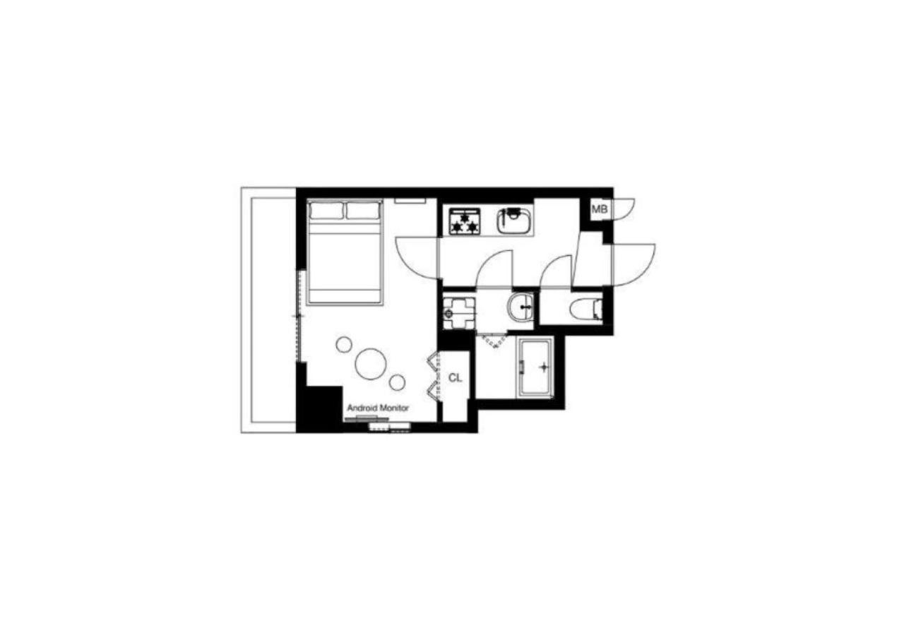 Appartement Grandia Shinsaibashi à Ōsaka Chambre photo
